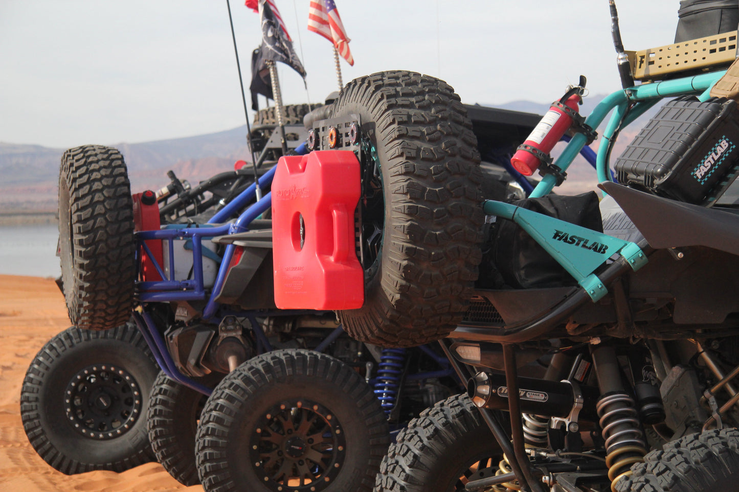 FastLab UTV Spare Tire Carrier Molle Plate System