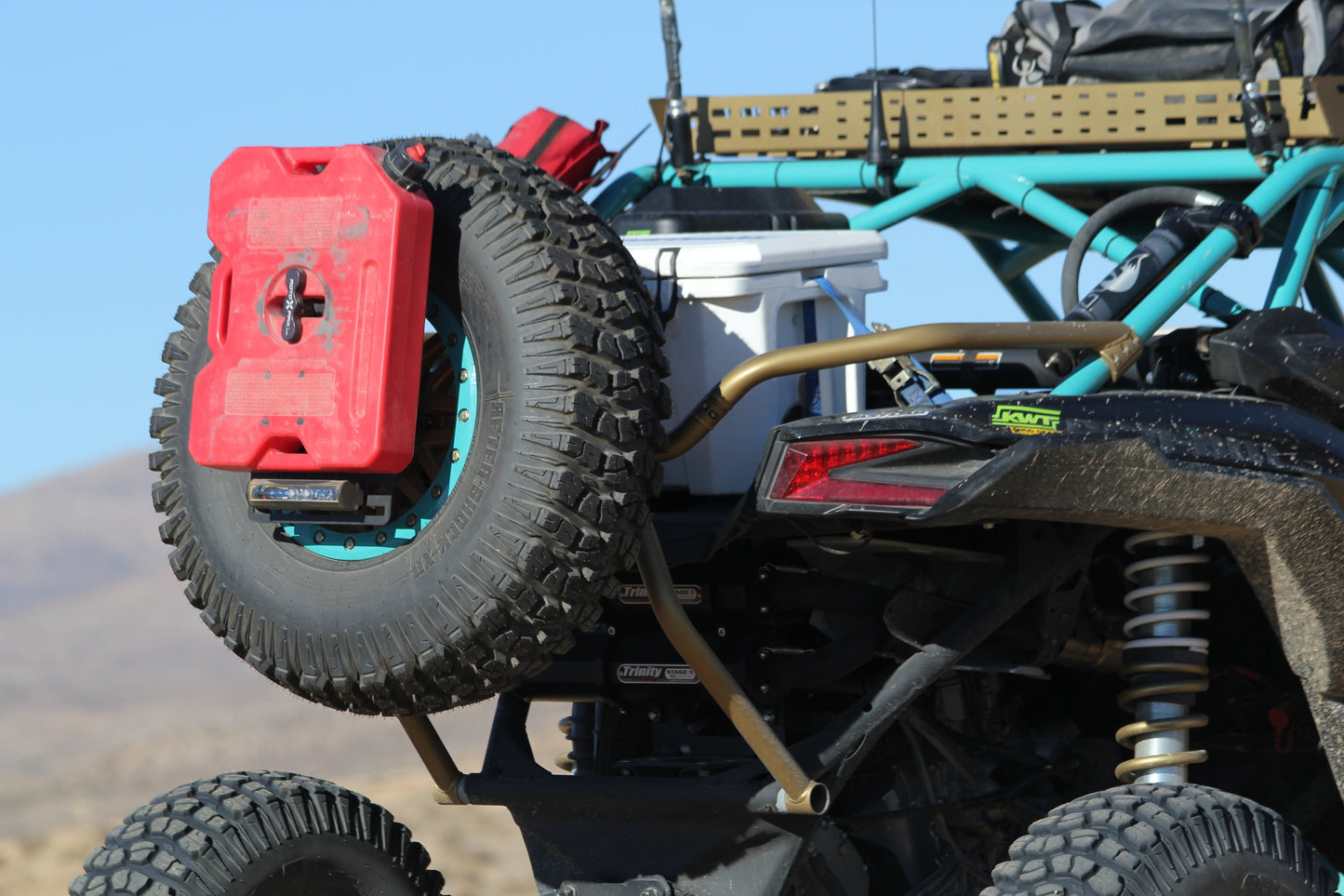 FastLab UTV Spare Tire Carrier Molle Plate System