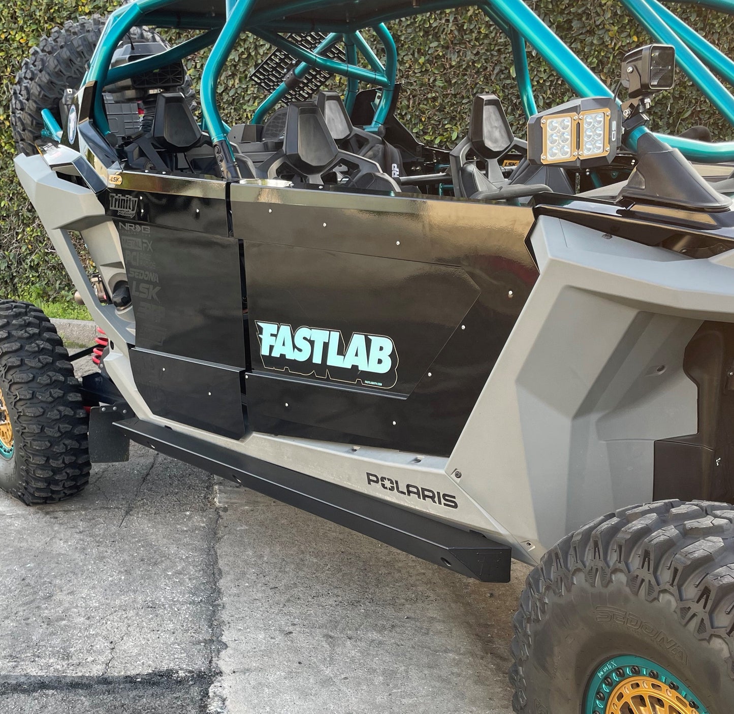 FastLab UTV Rock Slider Steps for Polaris RZR Pro R/Turbo R/Pro XP 4-Seat