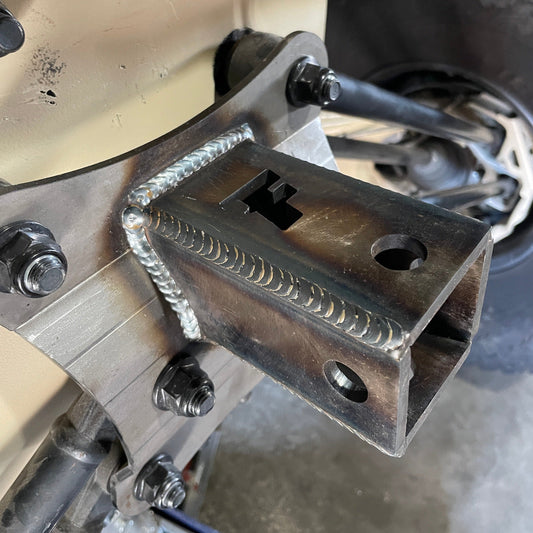 FastLab UTV Radius Rod Pull Plate w/ 2" Hitch Receiver for Can-am Mavrick X3