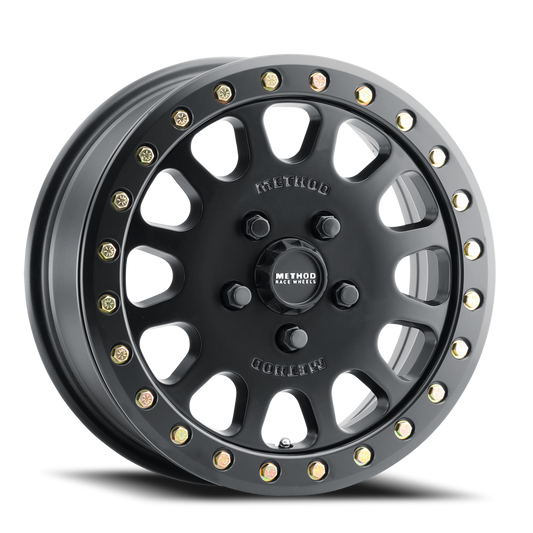 Method Race Wheels 15x6 MR401 Beadlock UTV 5x114.3 Offset +49 Matte Black
