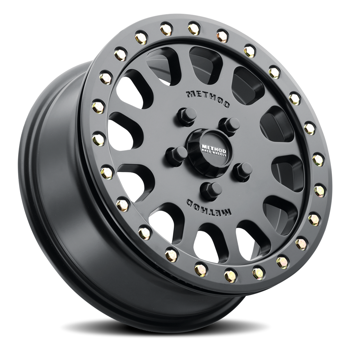 Method Race Wheels 15x6 MR401 Beadlock UTV 5x114.3 Offset +49 Matte Black