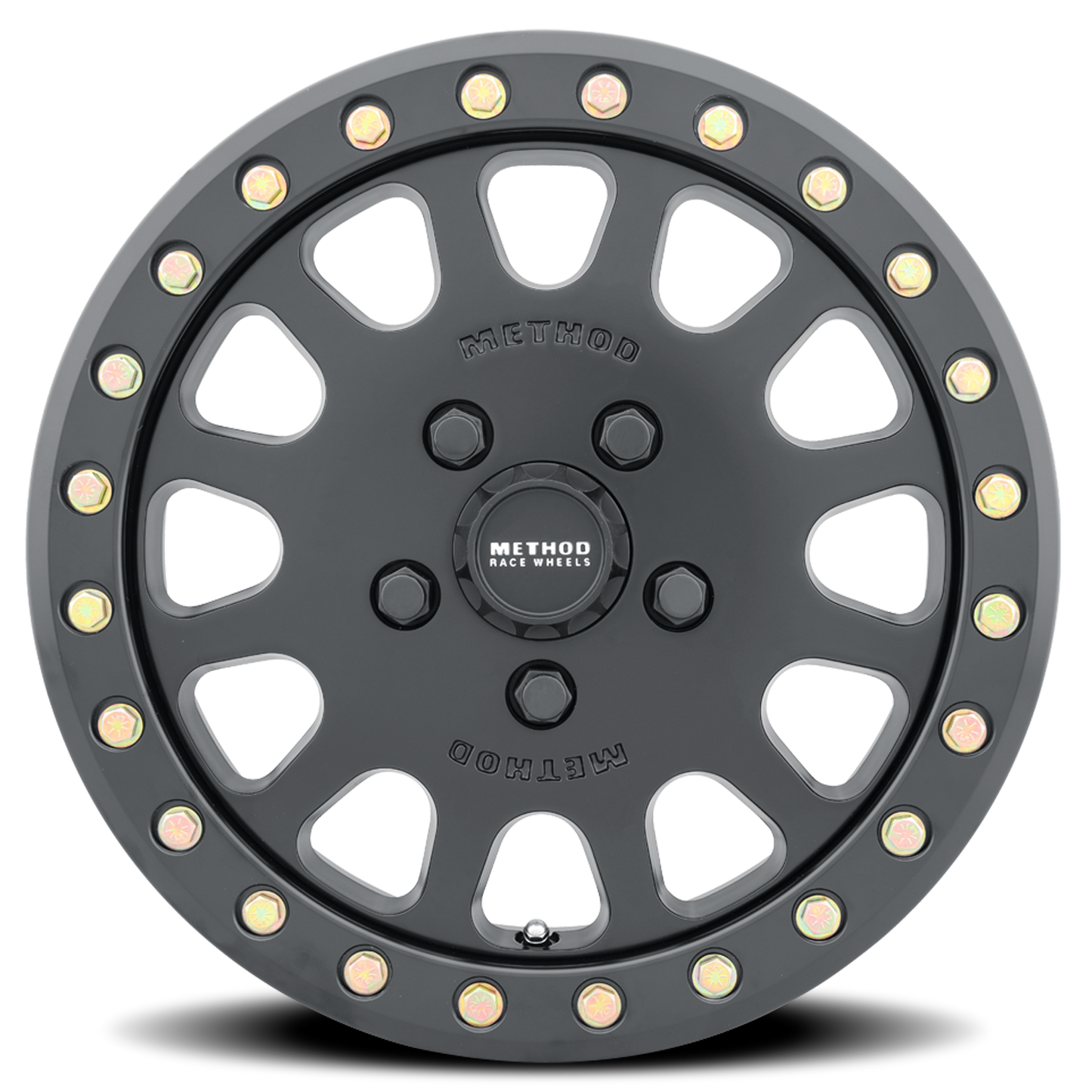 Method Race Wheels 15x6 MR401 Beadlock UTV 5x114.3 Offset +49 Matte Black