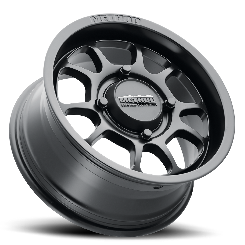 Method Race Wheels 15x8 MR409 Bead Grip UTV 4x156 Offset 0 Matte Black