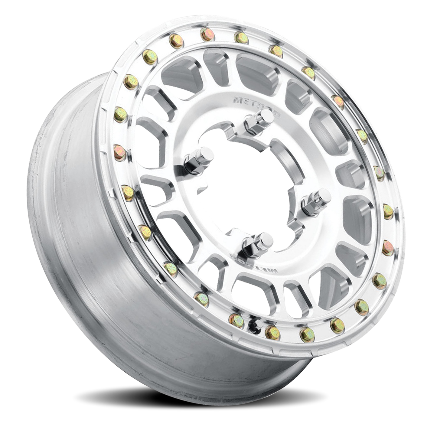 Method Race Wheels Forged 15x5 MR412 Beadlock UTV 5x114.3 Offset +43 Raw Machined