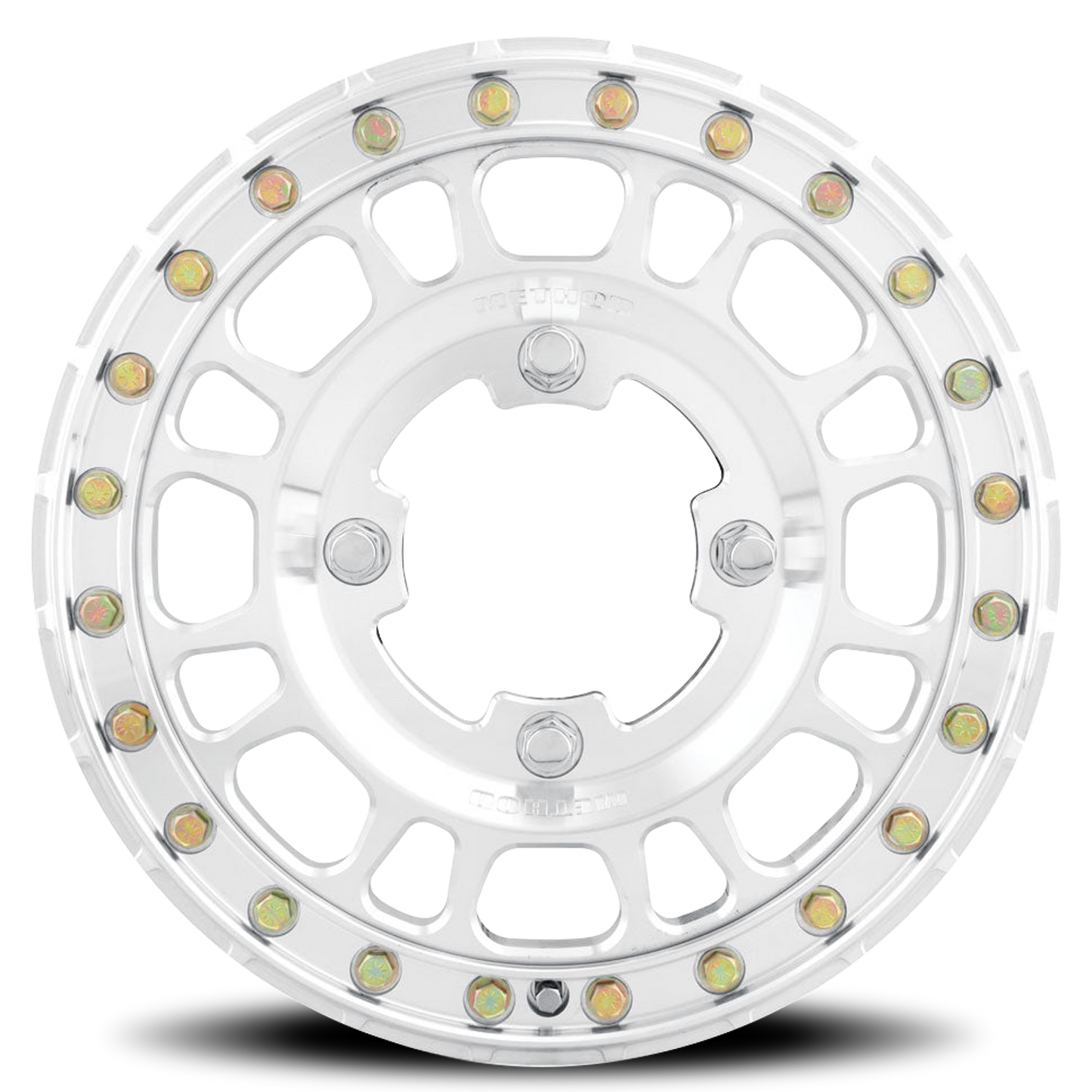 Method Race Wheels Forged 15x5 MR412 Beadlock UTV 5x114.3 Offset +43 Raw Machined