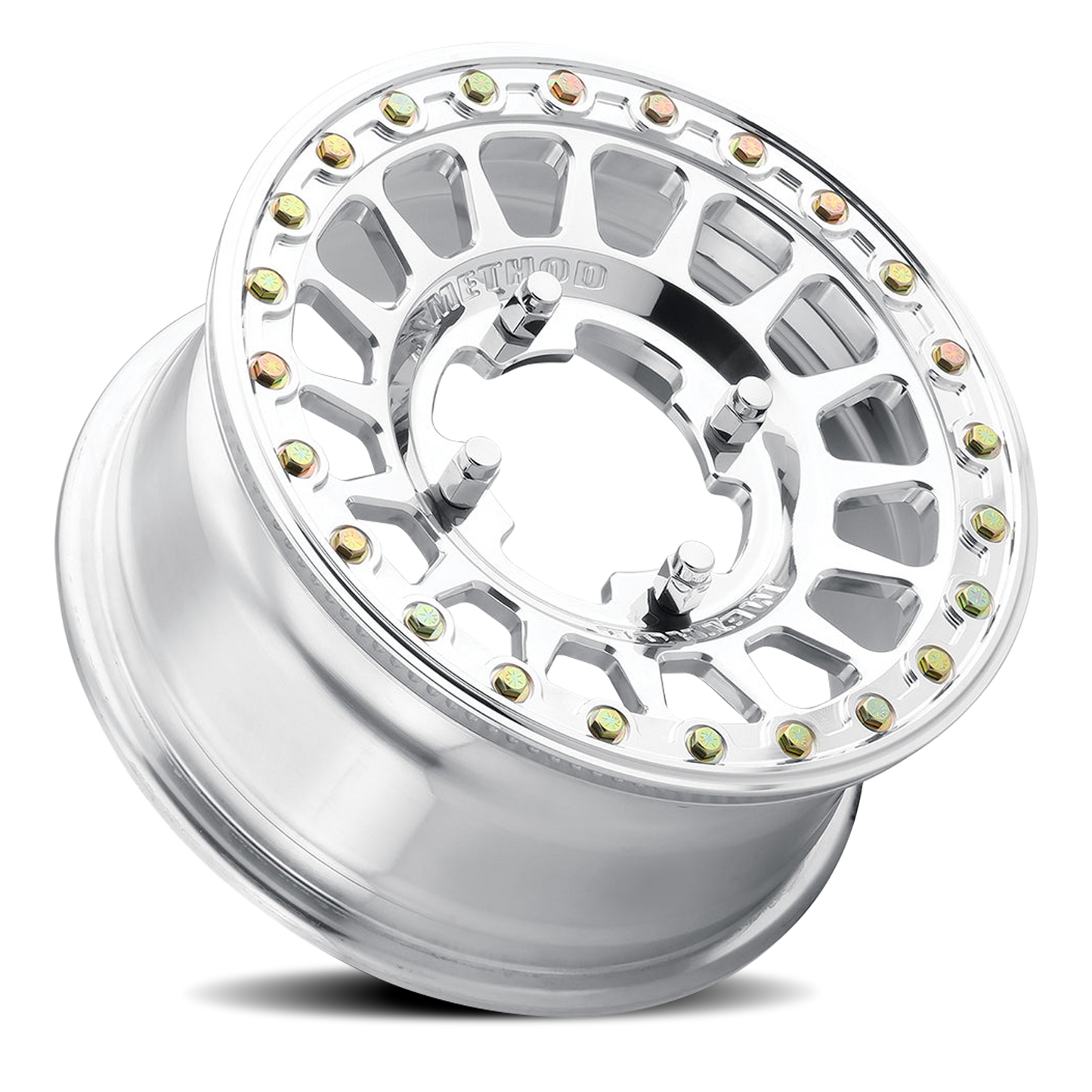 Method Race Wheels Forged 15x7 MR413 Beadlock UTV 4x156 Offset +38 Polished