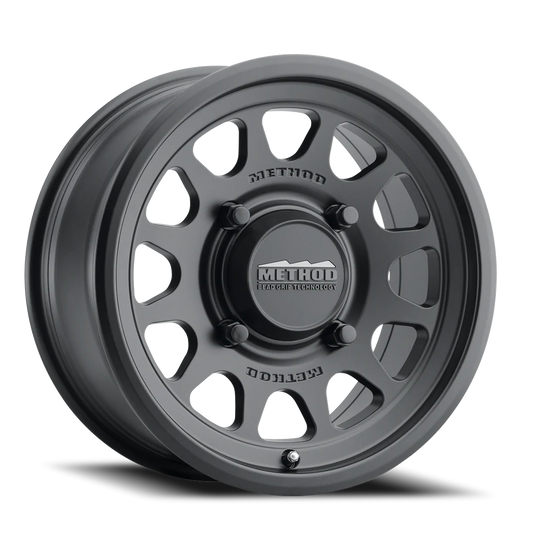 Method Race Wheels 15x10 MR414 Bead Grip UTV 4x156 Offset +25 Matte Black
