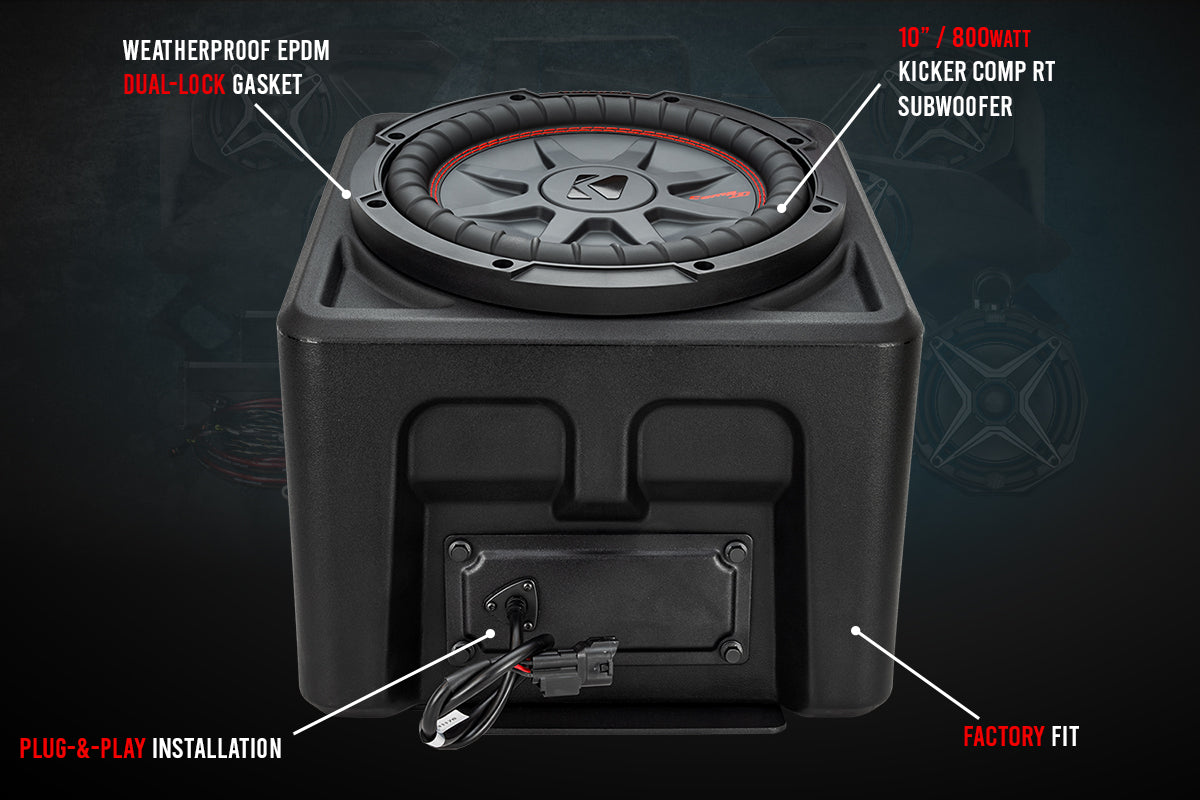 SSV Works 2018-2022 Polaris Ranger XP1000 Underseat 10" Subwoofer