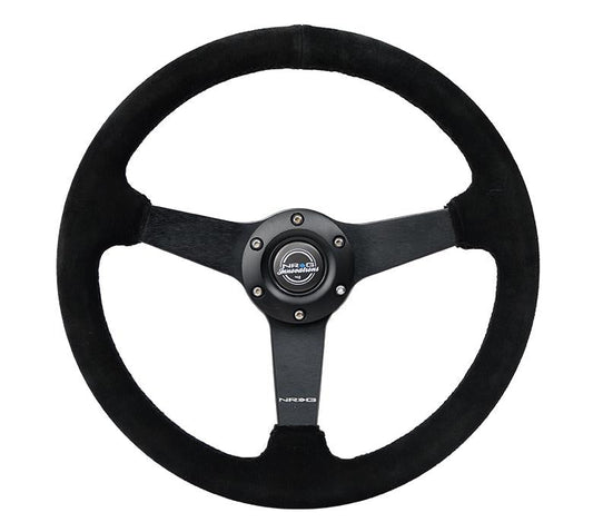 NRG 350MM Flat Steering Wheel Suede