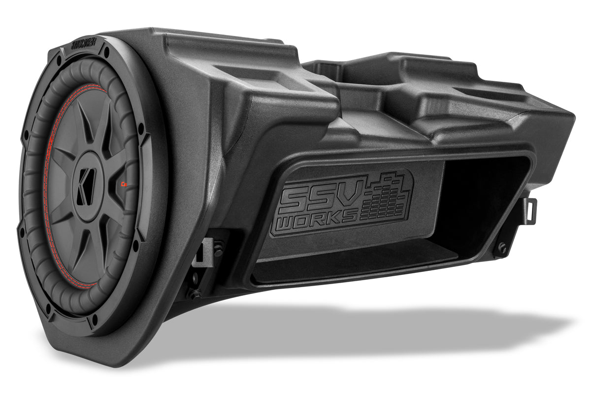 SSV Works Polaris RZR Glove-Box 10in Subwoofer Enclosure