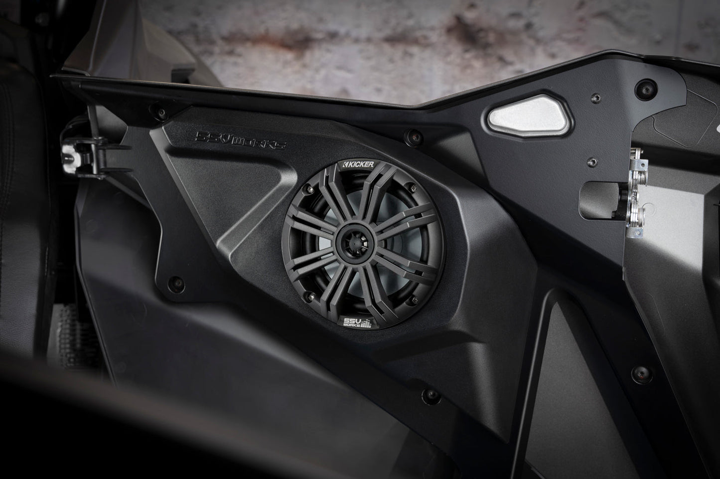 SSV Works 2020-2024 Polaris RZR Pro Rear-Door 6.5in Add-On Speaker-Pods