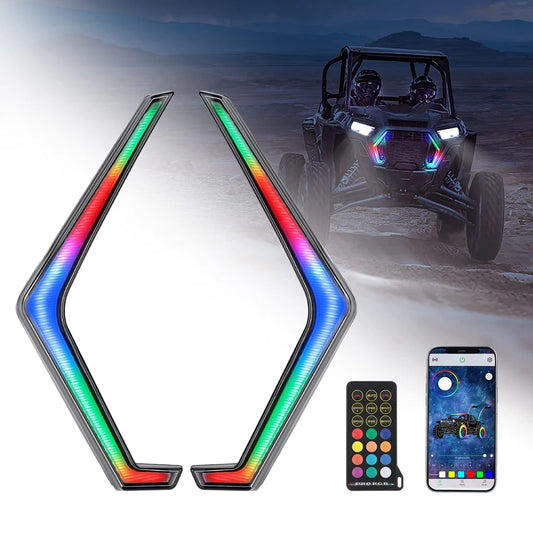 Kemimoto RGB Turn Signal Lights - Polaris RZR XP 1000