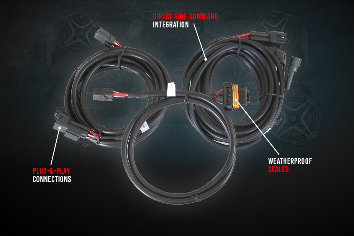 SSV Works 2014-2024 Polaris RZR Phase X SSV 5-Speaker Plug-&-Play System for Ride Command
