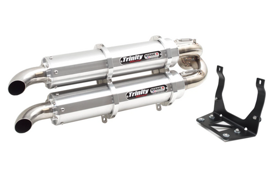 Trinity Racing Slip-On Exhaust for Can-Am Maverick X3