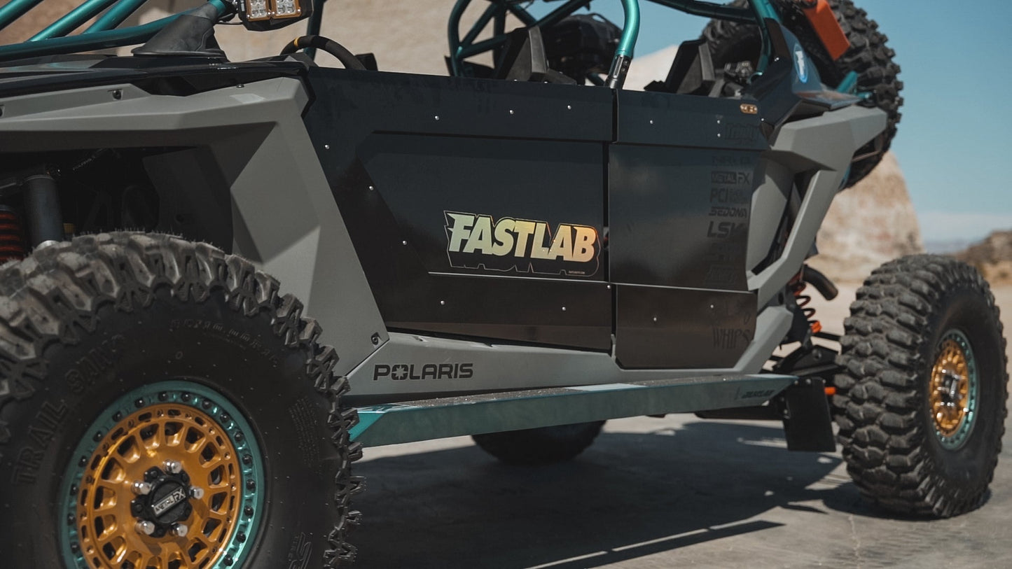 FastLab UTV Rock Slider Steps for Polaris RZR Pro R/Turbo R/Pro XP 4-Seat