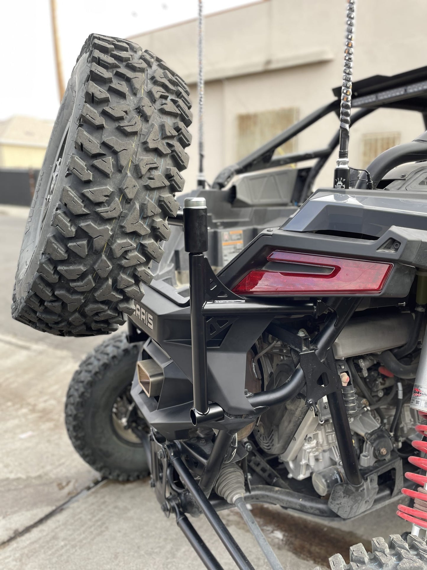 FastLab UTV Swing Out Spare Tire Carrier for Polaris RZR Pro R