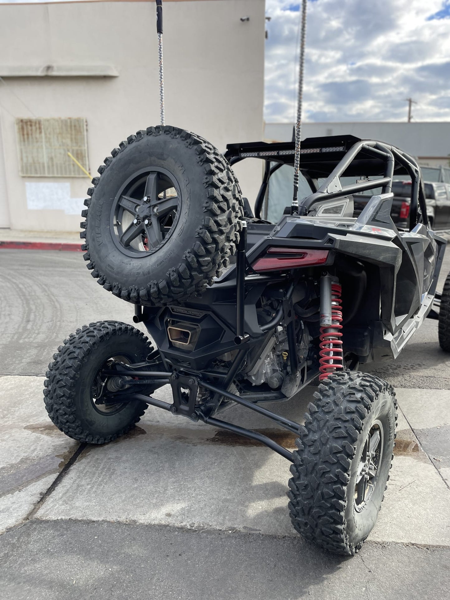 FastLab UTV Swing Out Spare Tire Carrier for Polaris RZR Pro R