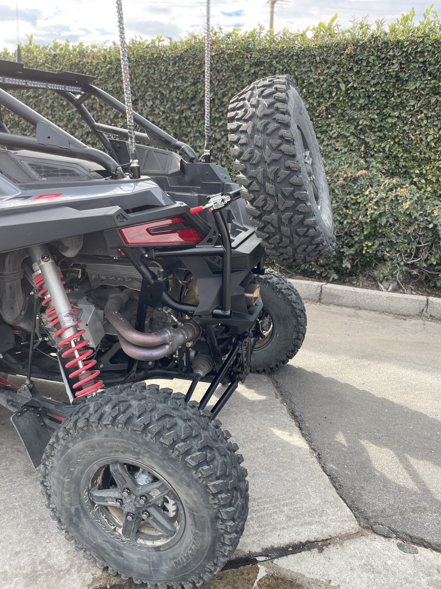 FastLab UTV Swing Out Spare Tire Carrier for Polaris RZR Pro R