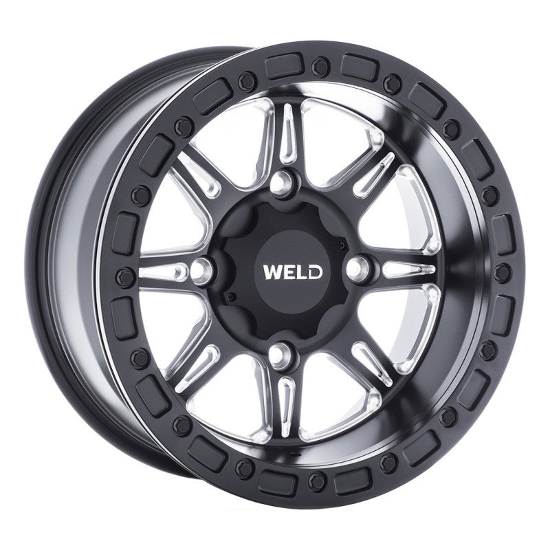 Weld Cheyenne UTV 15x8 4x136 Satin Black/Milled