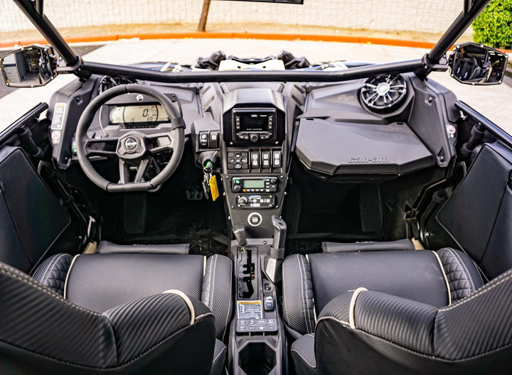 UTV Stereo Can-Am Maverick X3 Signature Series 6.5" Dash Panel Speaker Enclosures