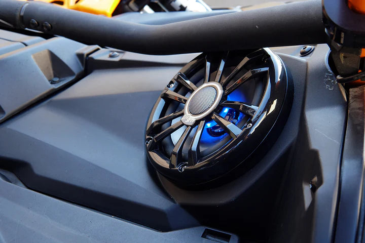 UTV Stereo Can-Am Maverick X3 Signature Series 6.5" Dash Panel Speaker Enclosures