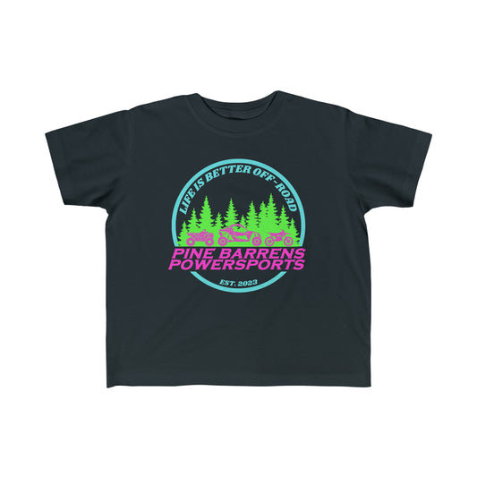Pine Barrens Powersports Neon T-Shirt - Toddler