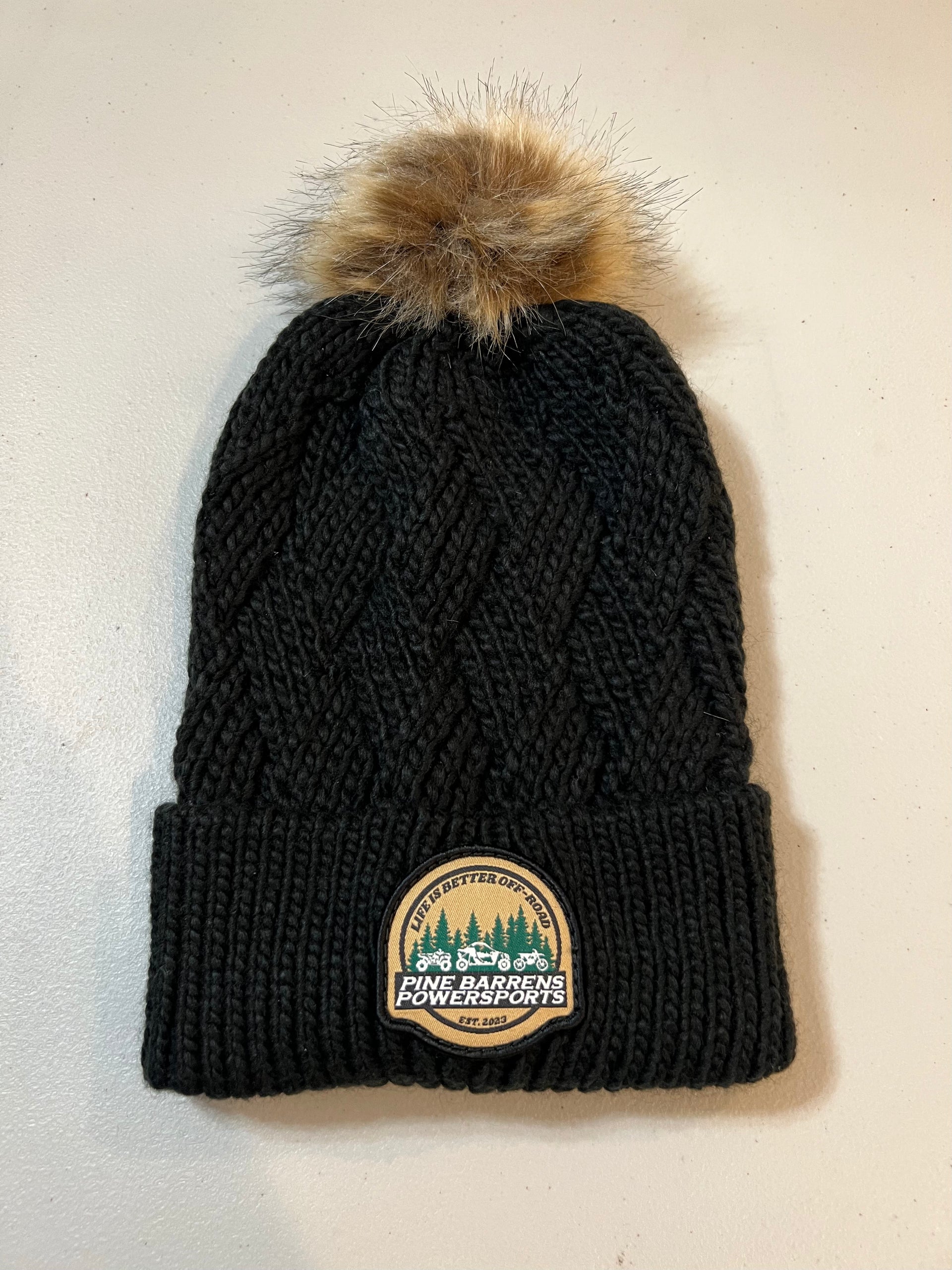 Pine Barrens Powersports Life Is Better Off-Road Black Knit