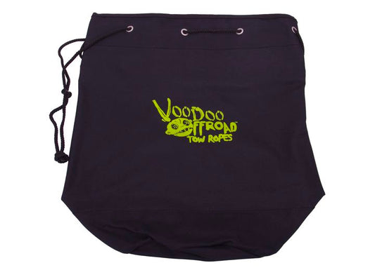 VooDoo Offroad Recovery Rope Bag Green Nylon Mesh Front Panel Zipper 1300000