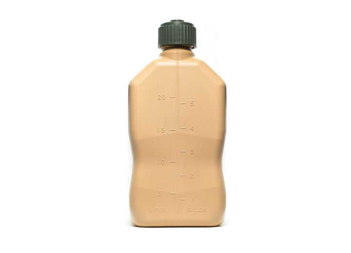 VP Racing 5.5 Gallon Square Motorsports Container - Tan