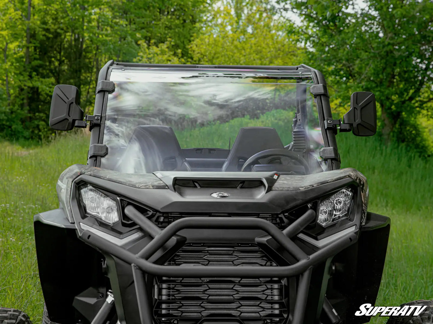 SuperATV Can Am Commander Scratch Resistant Windshield - Clear