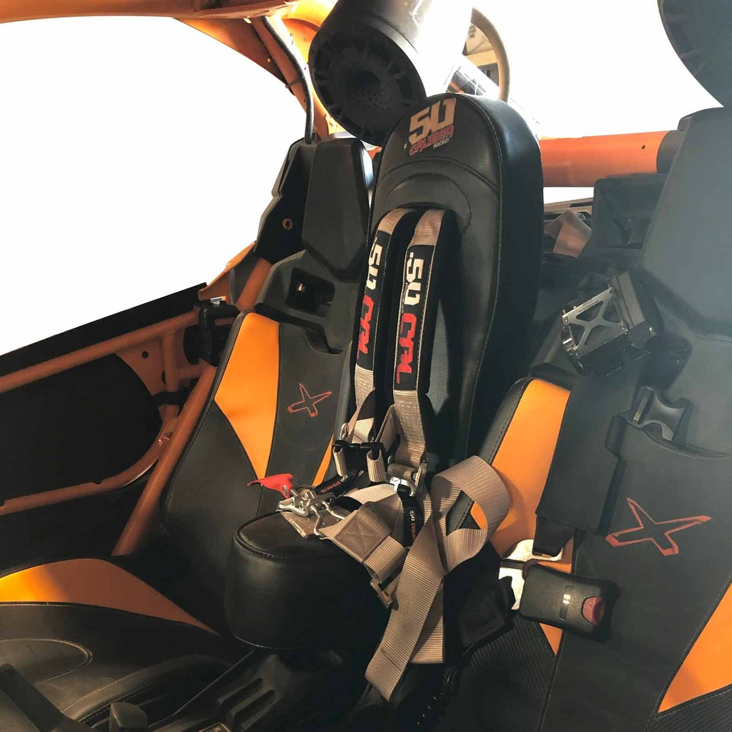 50 Caliber Racing Child Bump Seat W/ Harness for Can-Am Maverick X3