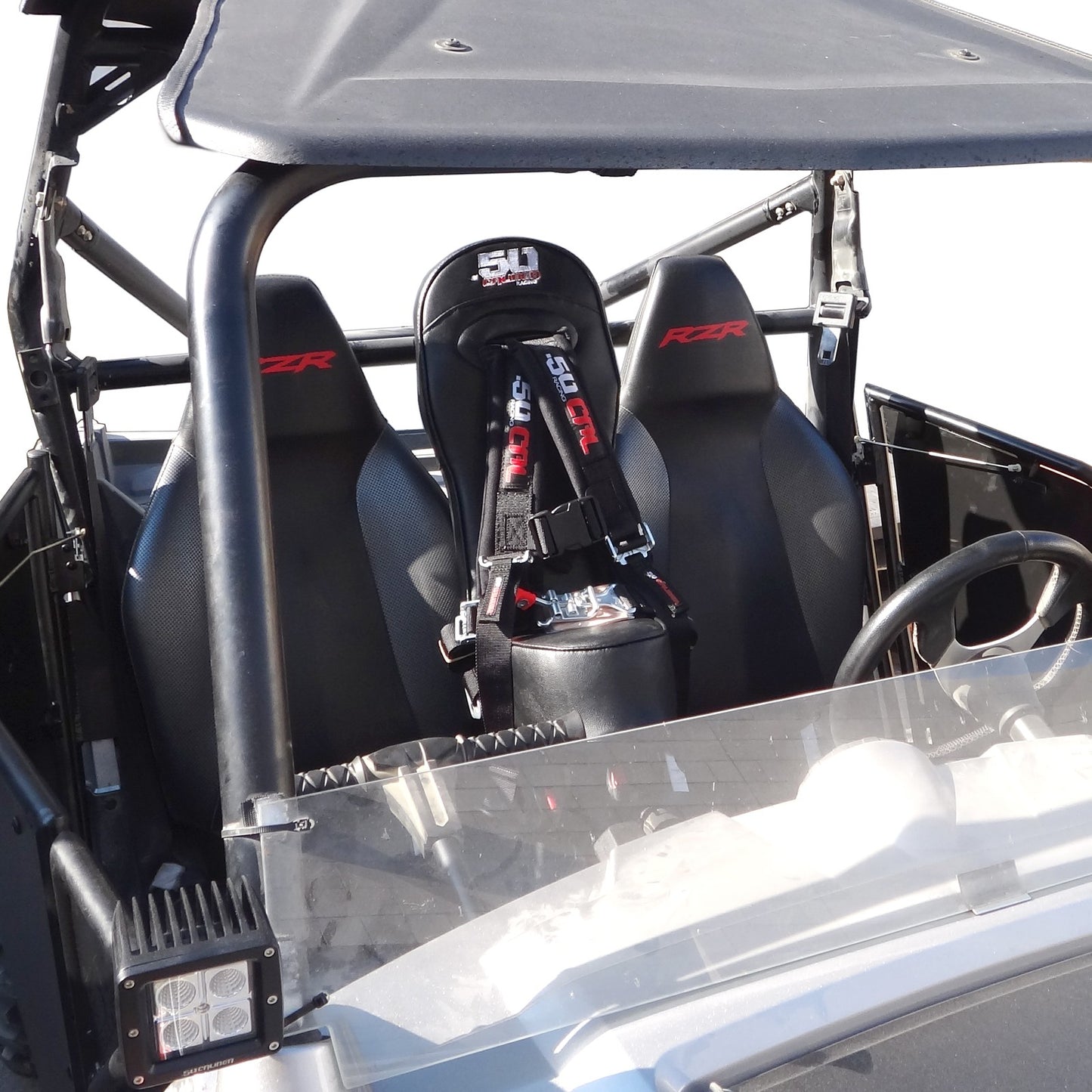 50 Caliber Racing Child Bump Seat W/ Harness for Polaris RZR XP1000