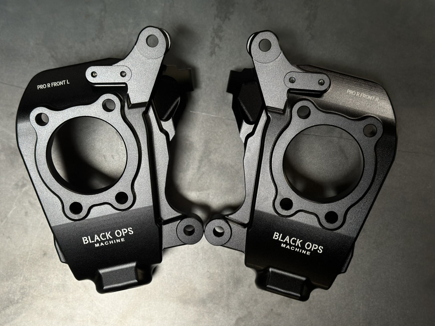 Black Ops Machine Polaris RZR Pro R/ Turbo R Billet Front Knuckles