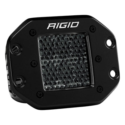 Rigid Industries Spot Diffused Midnight Flush Mount Pair D-Series Pro 212513BLK