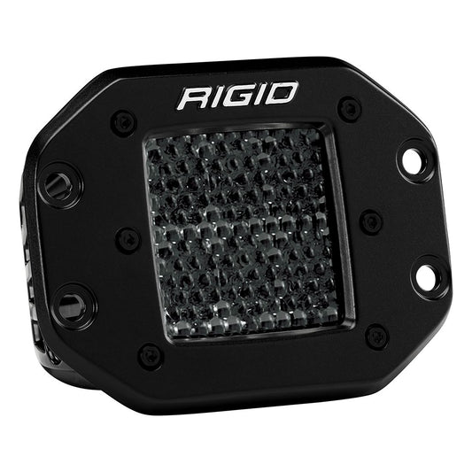 Rigid Industries Spot Diffused Midnight Flush Mount Pair D-Series Pro 212513BLK