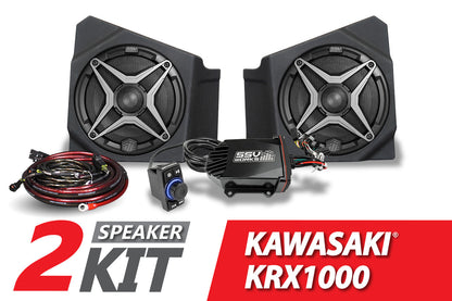 SSV Works 2020-2024 Kawasaki KRX1000 2-Speaker SSV Works Audio-Kit