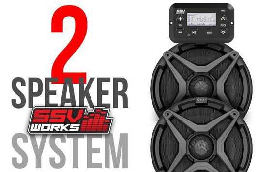 SSV Works 2018-2020 Can-Am Maverick Trail and Sport 2-Speaker Audio System