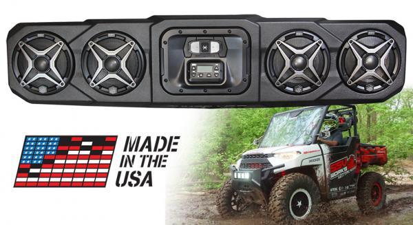 SSV Works 2018-2024 Polaris Ranger 4-Speaker Overhead Sound Bar