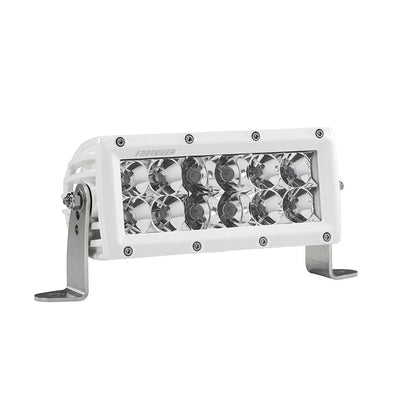 Rigid Industries E-Series Pro 6 Inch Spot/Flood Combo White Housing Light Bar 806313