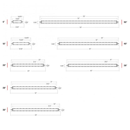 Rigid Industries SR-Series Pro 6 Inch Spot Light Bar 906213