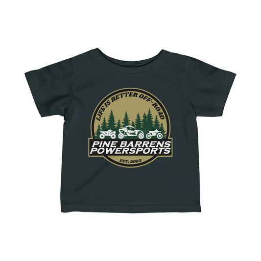 Pine Barrens Powersports Life is Better Off-Road Baby Tee