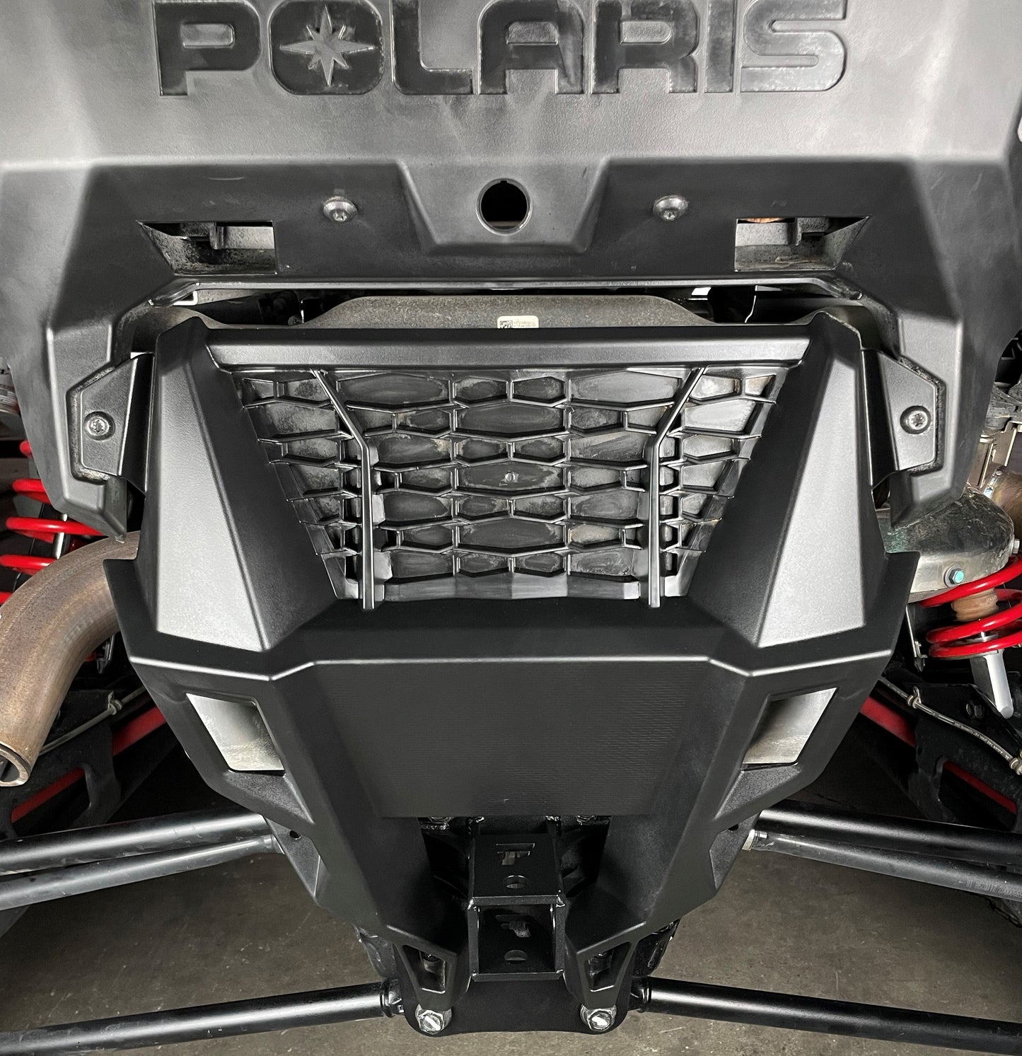 FastLab UTV Radius Rod Pull Plate w/ 2" Receiver for Polaris RZR Turbo R & Pro R