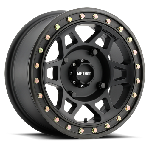 Method Race Wheels 15x7 MR405 Beadlock UTV 4x156 Offset +13 Matte Black