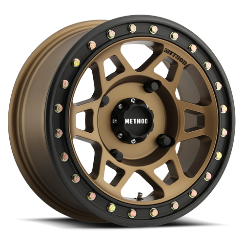 Method Race Wheels 15x7 MR405 Beadlock UTV 4x136 Offset +13 Method Bronze W/ Matte Black Ring