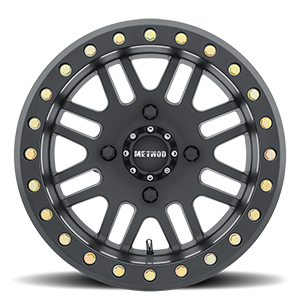 Method Race Wheels 14x10 MR406 Beadlock UTV 4x156 Offset -2 Matte Black