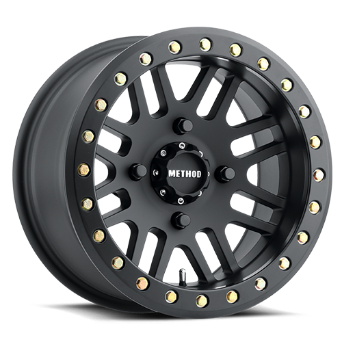 Method Race Wheels 14x10 MR406 Beadlock UTV 4x136 Offset 0 Matte Black