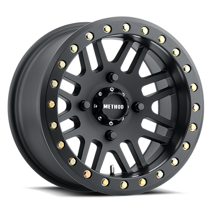 Method Race Wheels 14x10 MR406 Beadlock UTV 4x136 Offset 0 Matte Black