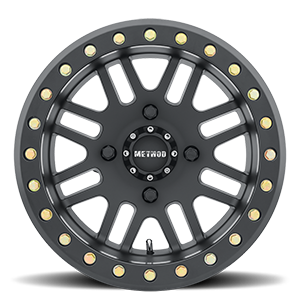 Method Race Wheels 14x10 MR406 Beadlock UTV 4x136 Offset 0 Matte Black