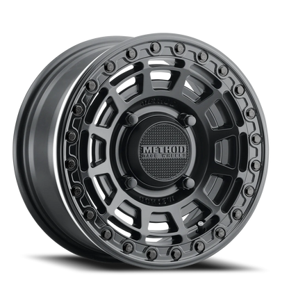 Method Race Wheels 15x10 MR415 Beadlock UTV 4x156 Offset +25 Matte Black W/ Gloss Black Ring